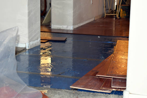 Professional Water Extraction technician working in Water Mill, NY